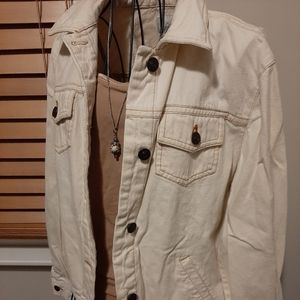 Sonoma white denim jacket